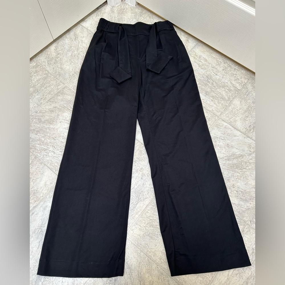 Wide Leg Bow Waist Pants